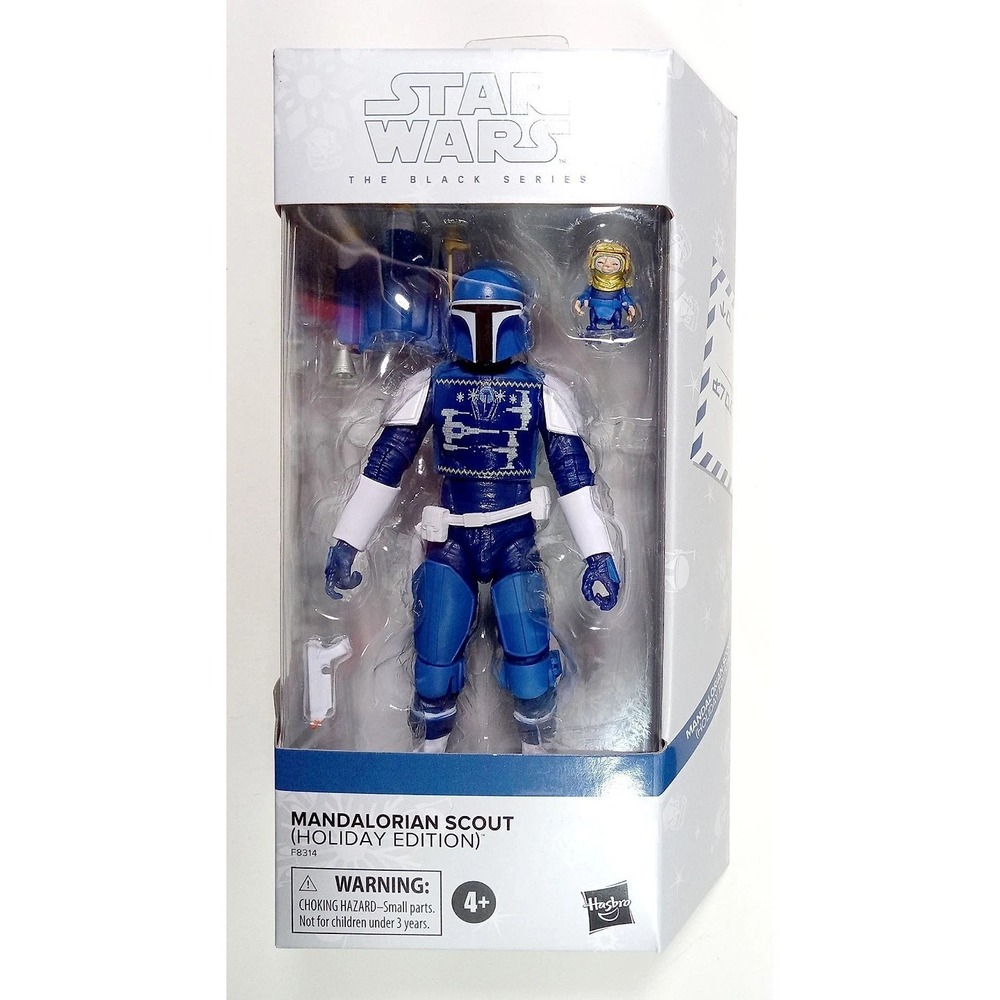 Star Wars Black Series Mandalorian Scout Holiday Ed. 6" action figure